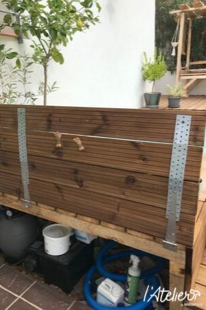 Comment aménager une terrasse bois avec piscine pour moins de 2000€ ? - Brico Privé