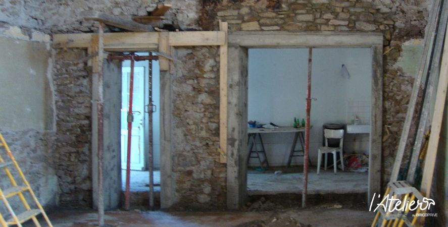Rénovation d’une pièce de vie en conservant le cachet de l’ancien - Brico Privé