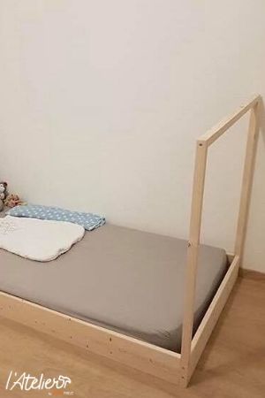 DIY fabriquer lit cabane enfant