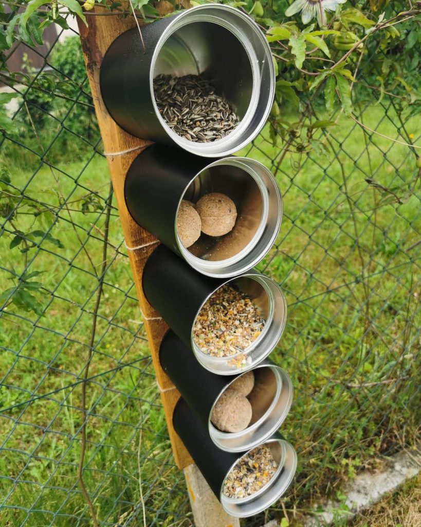 Mangeoire pour oiseaux en bois à suspendre - Mangeoire pas cher
