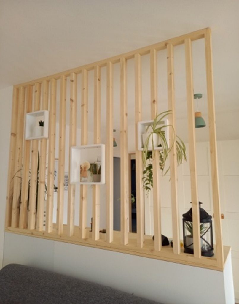Claustra bois intérieur / Fabrication artisanale sur mesure